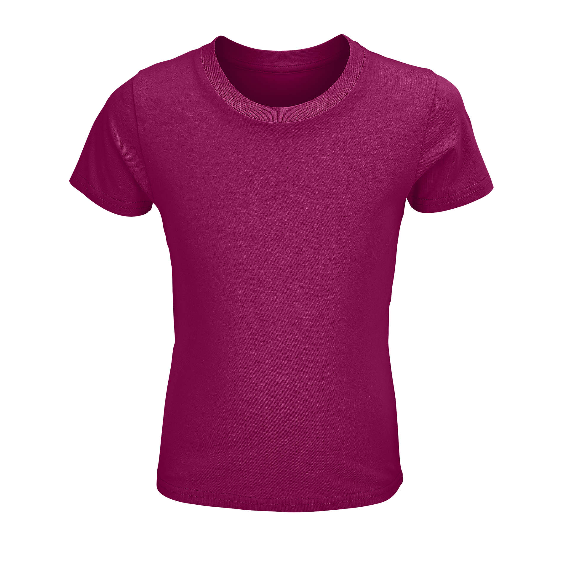 T-shirt personnalisé coton bio enfant 150g - CRUSADER Fuchsia 1